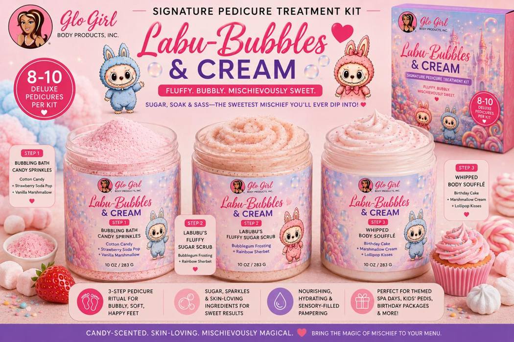 Labu-Bubbles & Cream™ - Signature Treatment Kit, Fluffy, bubbly, candy-sweet luxury with a twist of mischievous charm