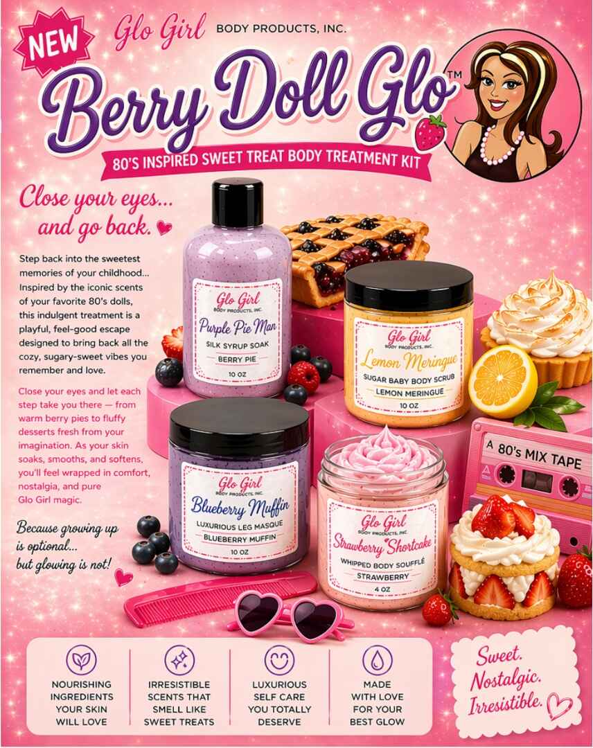 Berry Doll Glo Kit - 80's inspred Signature Kit