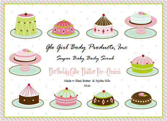 Birthday Cake Batter Ice Cream Sugar Scrub 10 oz