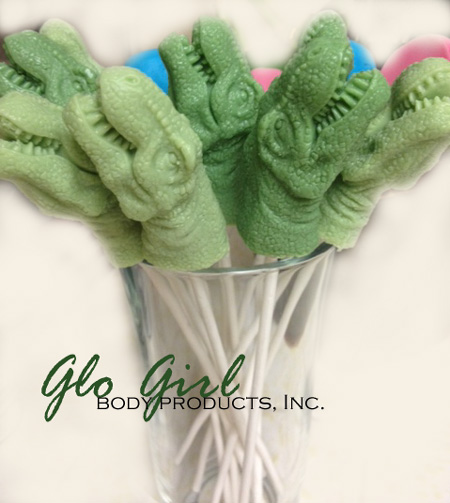 Dinosaur Soap on a Stick - 2 pc