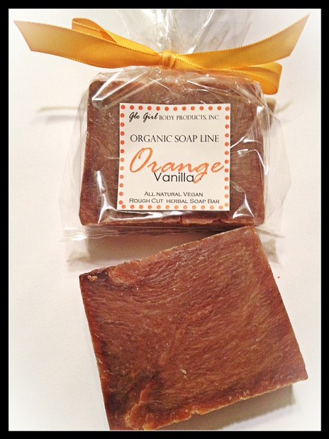 Orange & Vanilla Soap (Vegan, All Natural)