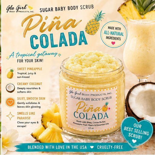 Pina Colada - Sugar Baby Body Scrub 10 oz