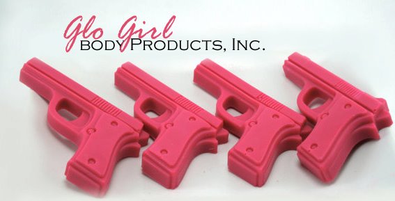 Girly Glam Gun Soap 4 pcs
