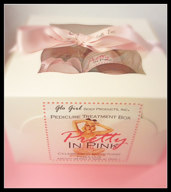 Pretty in Pink Pedicure Box