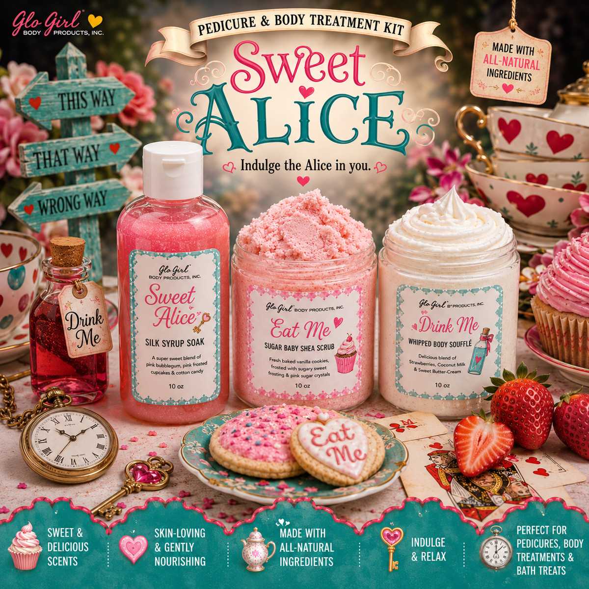 Alice..Sweet Alice Pedicure Kit