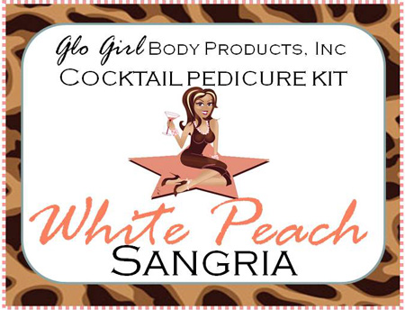 White Peach Sangria Pedicure Kit