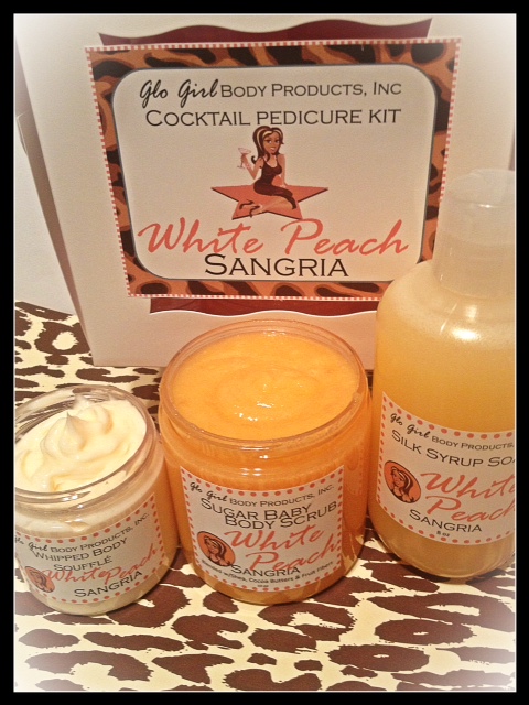 White Peach Sangria Pedicure Kit